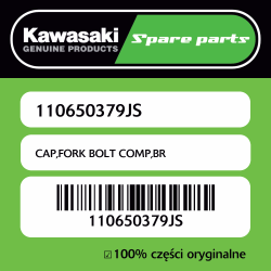 CAP,FORK BOLT COMP,BR