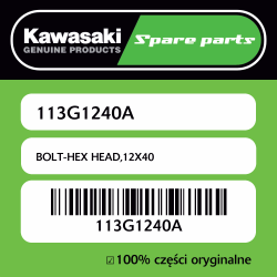 Śruba hex 12X40 Kawasaki