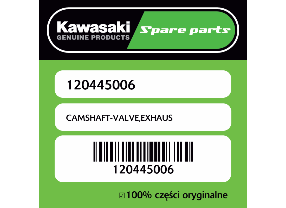 CAMSHAFT-VALVE,EXHAUS