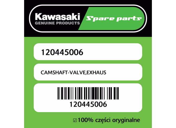 CAMSHAFT-VALVE,EXHAUS