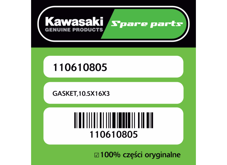 GASKET,10.5X16X3