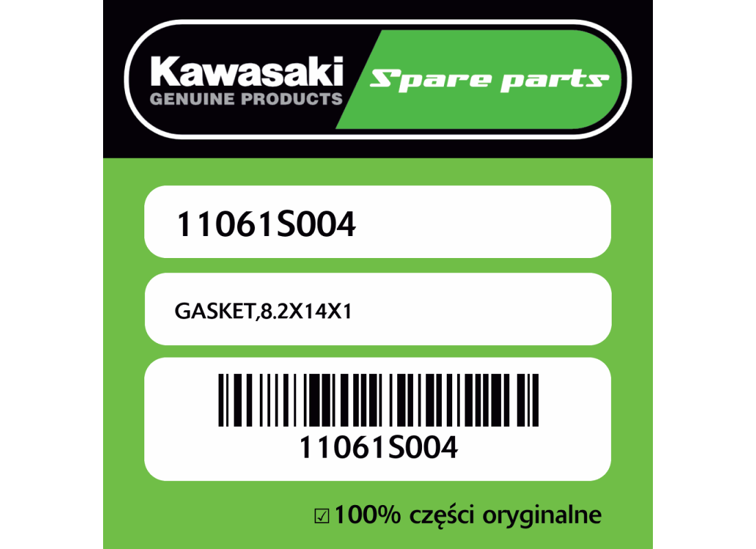 GASKET,8.2X14X1