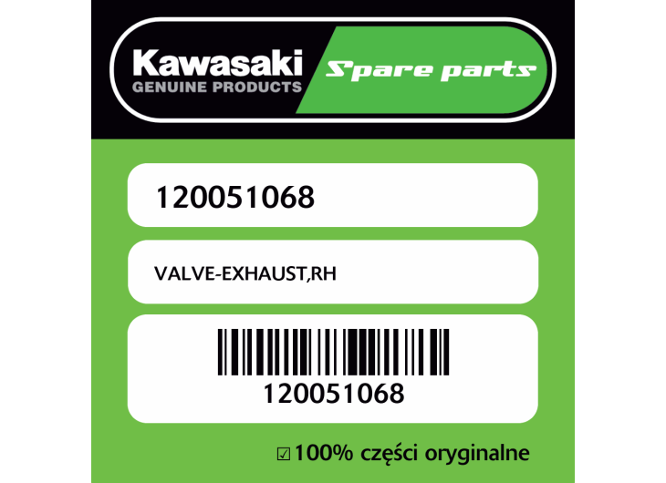VALVE-EXHAUST,RH
