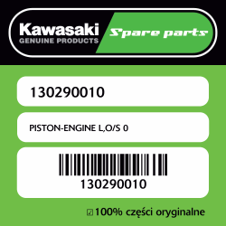 Tłok L,O/S 0 Kawasaki