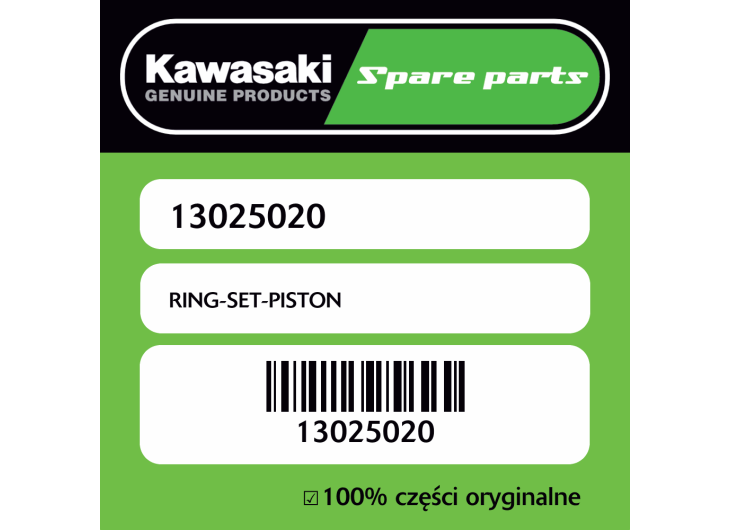 Zestaw pierścieni tłokowych Kawasaki