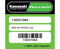 Zestaw pierścieni tłokowych L,O/S Kawasaki