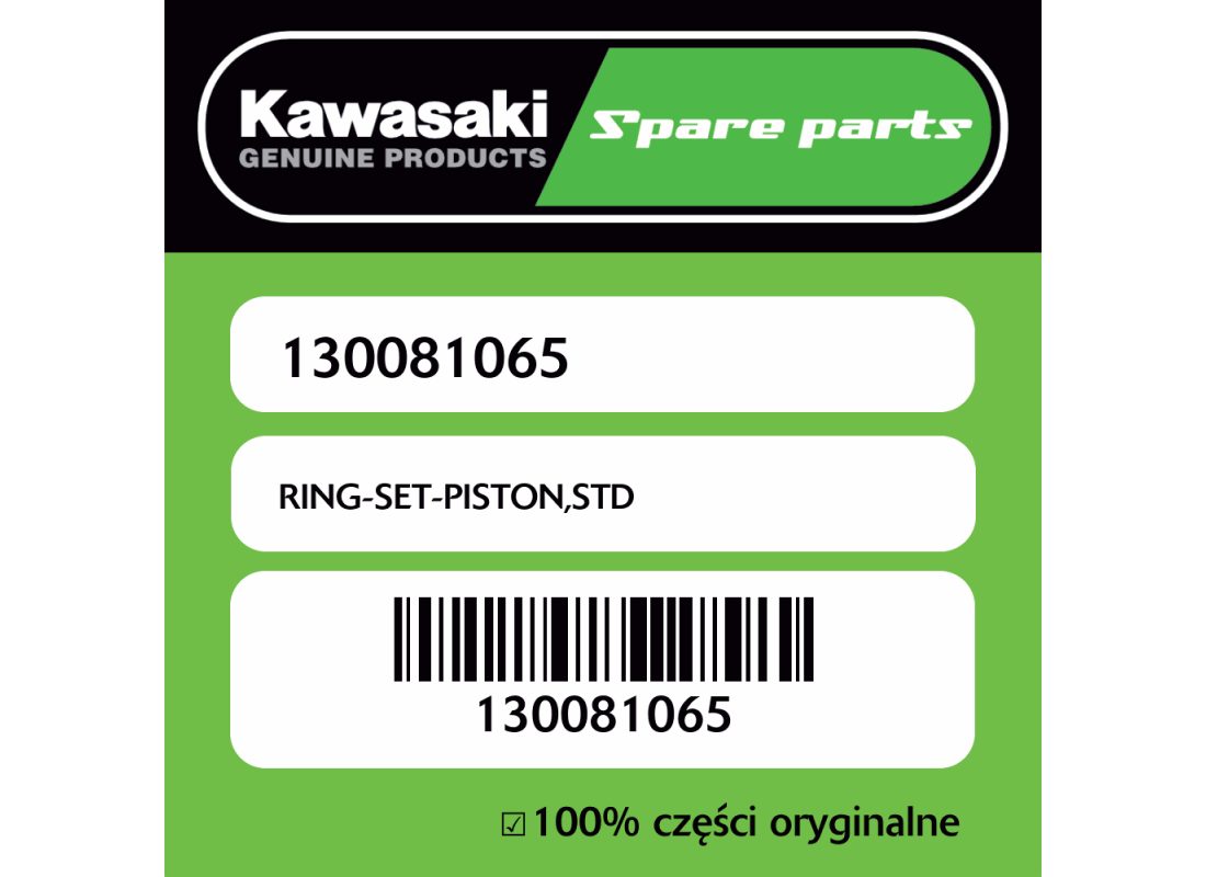 Zestaw pierścieni tłokowych STD Kawasaki