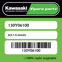 Śruba z kołnierzem Kawasaki