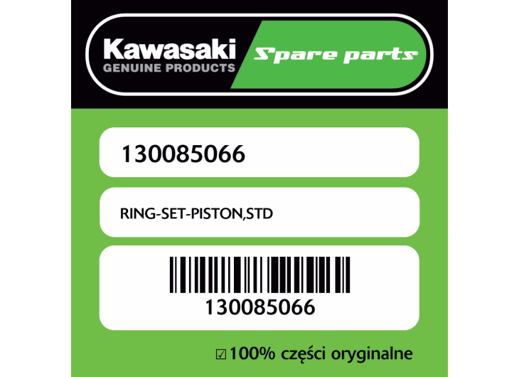 Zestaw pierścieni tłokowych STD Kawasaki