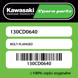 Śruba z kołnierzem Kawasaki