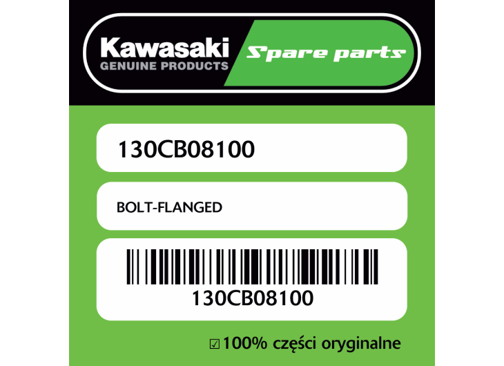 Śruba z kołnierzem Kawasaki