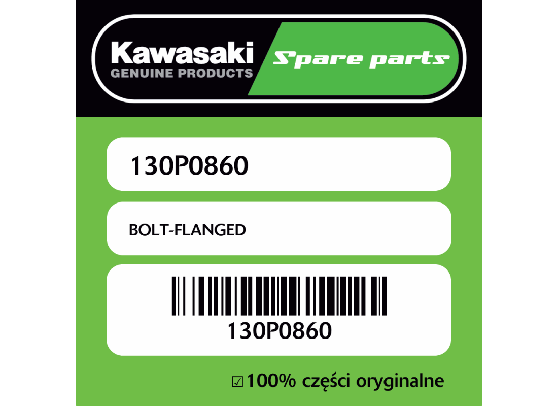 Śruba z kołnierzem Kawasaki