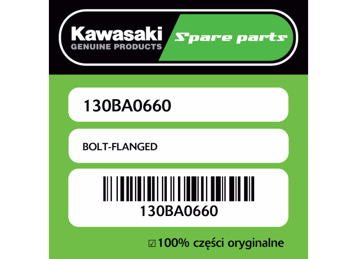 Śruba z kołnierzem Kawasaki