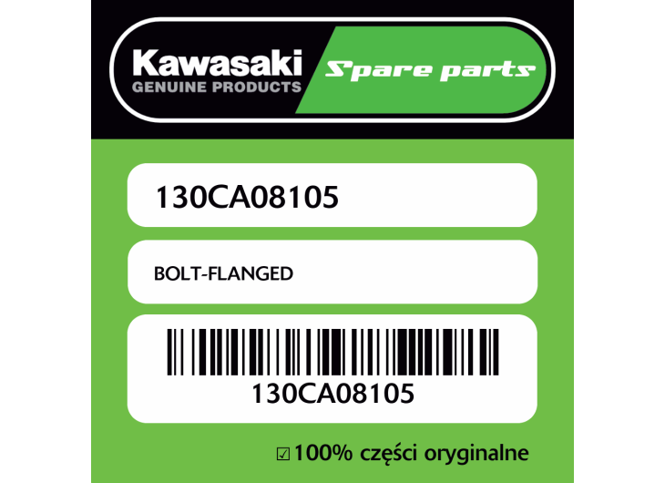 Śruba z kołnierzem Kawasaki