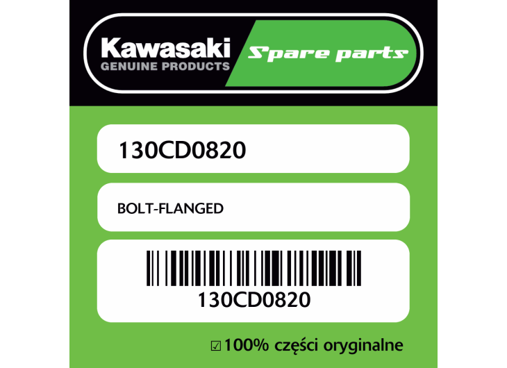 Śruba z kołnierzem Kawasaki