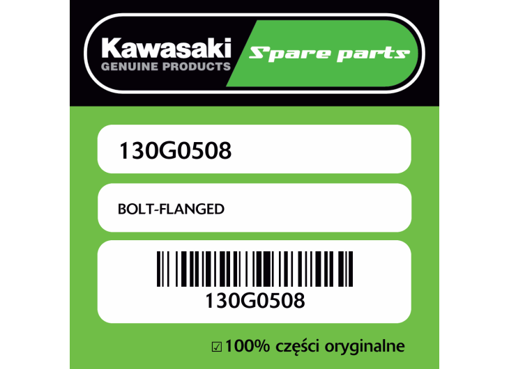 Śruba z kołnierzem Kawasaki