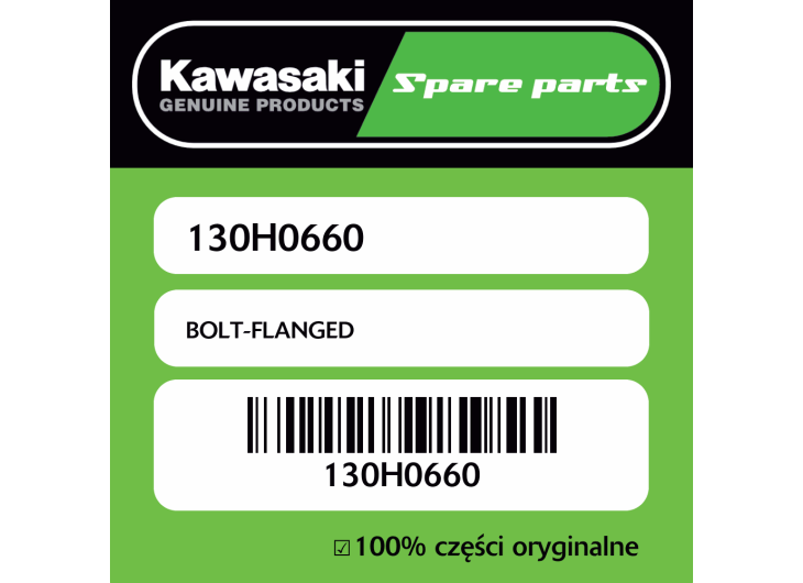 Śruba z kołnierzem Kawasaki