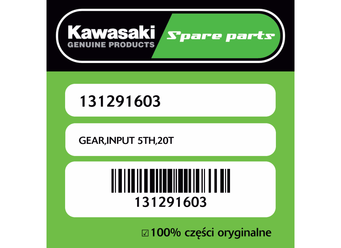 GEAR,INPUT 5TH,20T