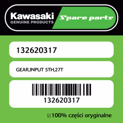 GEAR,INPUT 5TH,27T