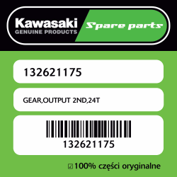 GEAR,OUTPUT 2ND,24T