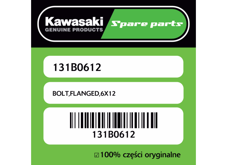 BOLT,FLANGED,6X12