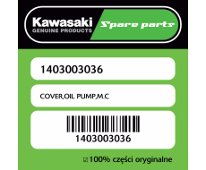 COVER,OIL PUMP,M.C