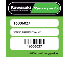SPRING,THROTTLE VALVE