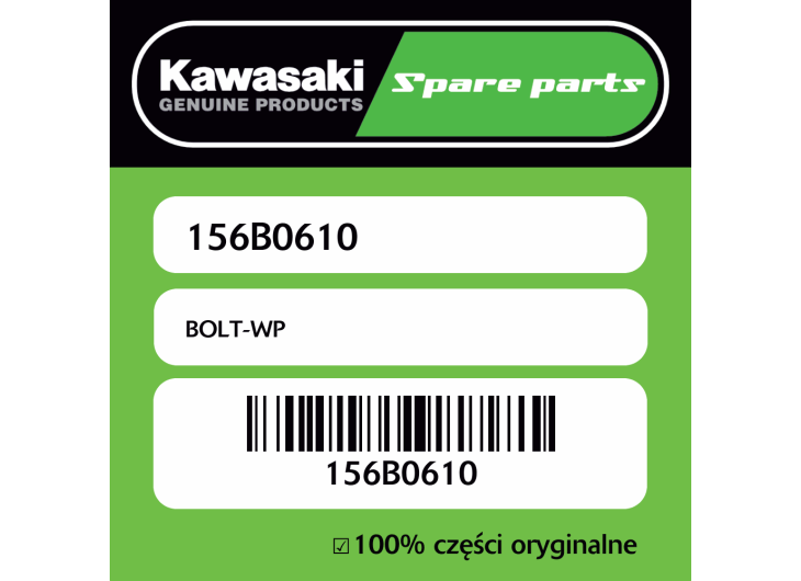 Śruba WP Kawasaki