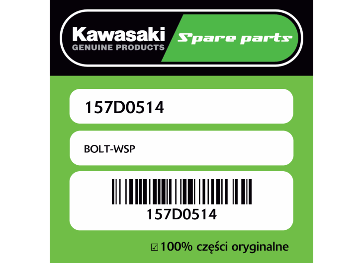 Śruba WSP Kawasaki