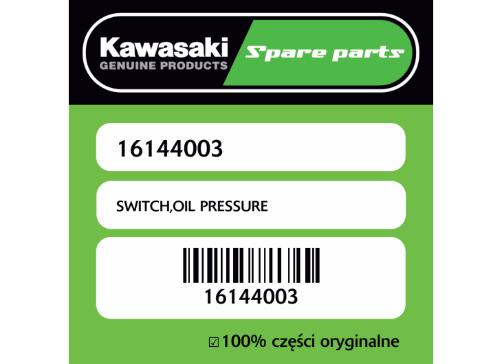 SWITCH,OIL PRESSURE