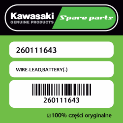 WIRE-LEAD,BATTERY(-)