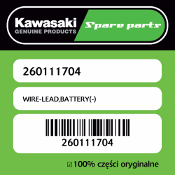 WIRE-LEAD,BATTERY(-)