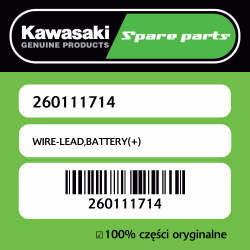 WIRE-LEAD,BATTERY(+)