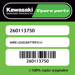 WIRE-LEAD,BATTERY(+)