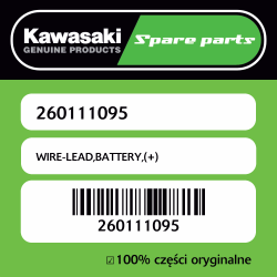 WIRE-LEAD,BATTERY,(+)
