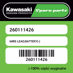 WIRE-LEAD,BATTERY(-)
