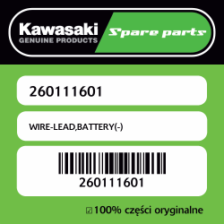 WIRE-LEAD,BATTERY(-)