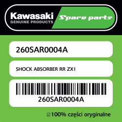 SHOCK ABSORBER RR ZX1