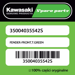 FENDER-FRONT,T.GREEN