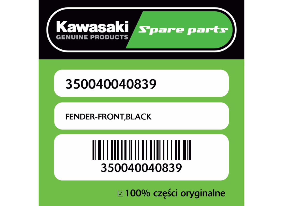 FENDER-FRONT,BLACK