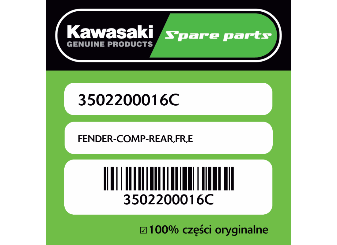 FENDER-COMP-REAR,FR,E