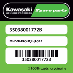 FENDER-FRONT,LH,I.GRA