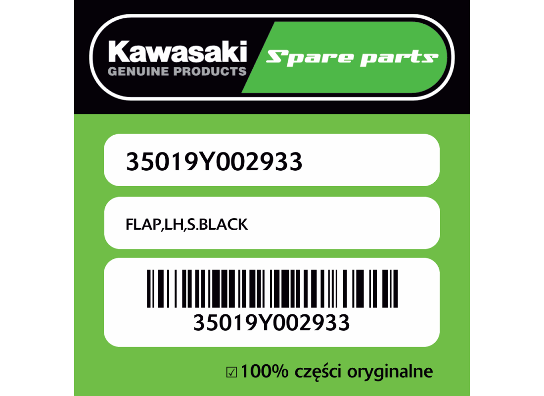 FLAP,LH,S.BLACK