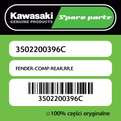 FENDER-COMP-REAR,RR,E