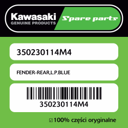 FENDER-REAR,L.P.BLUE