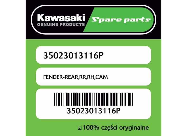 FENDER-REAR,RR,RH,CAM