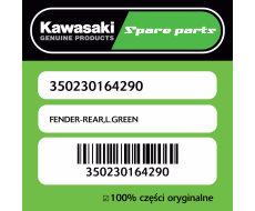FENDER-REAR,L.GREEN