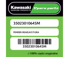 FENDER-REAR,M.F.P.GRA
