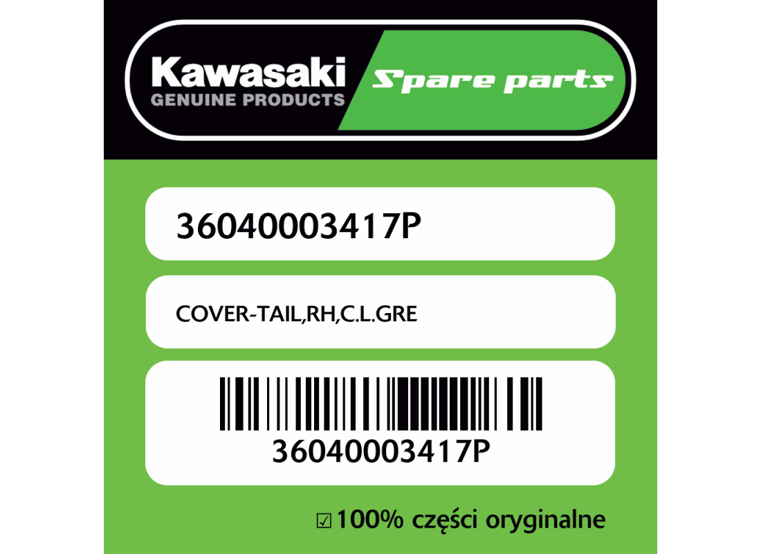 COVER-TAIL,RH,C.L.GRE