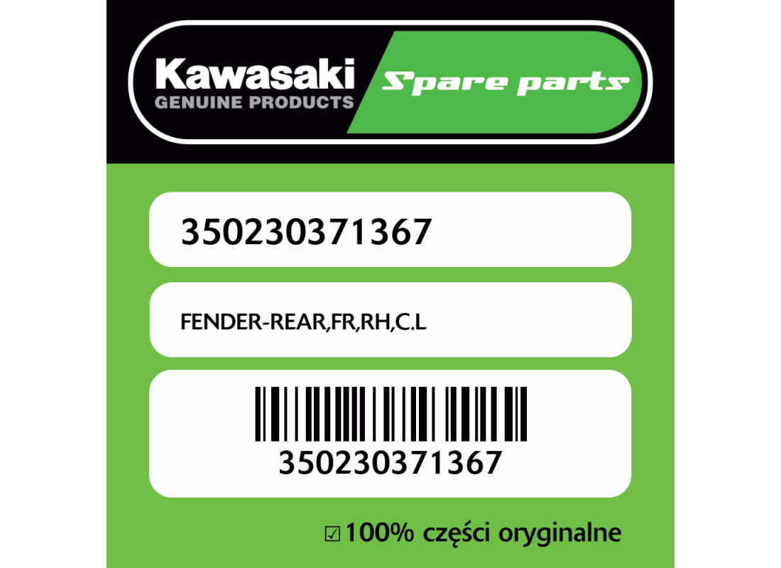 FENDER-REAR,FR,RH,C.L
